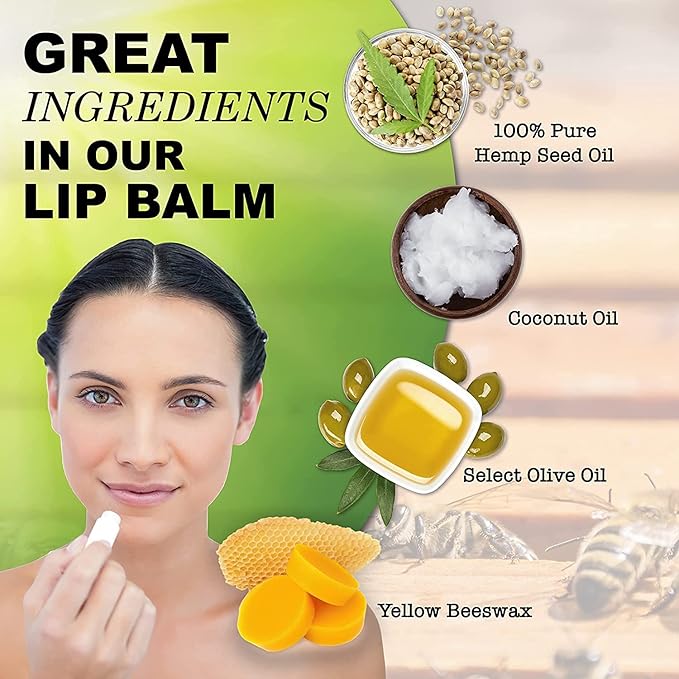 Natural Cherry Lip Balm Bulk, Unlabeled Labels