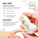 Onsen Secret Nail Care Kit - Japanese Nail Buffer and Shine Kit - Strengthening & Shining - Spa-Quality Manicure - Organic Ingredients - Long-Lasting Shine - Easy & Safe - w/Cuticle Care Serum - 1pk