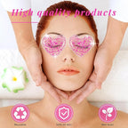 Reusable eye patches, gel eye