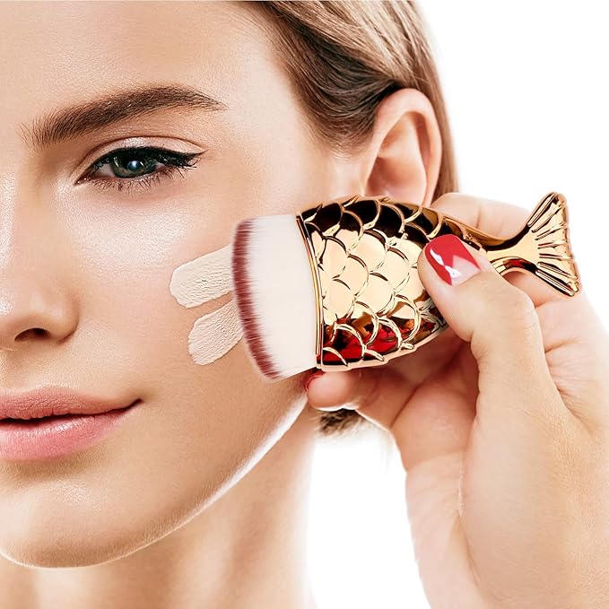 Self Tan Brush By Yoseng - Self Tanning Brush Applicator,Foundation Brush for Liquid Makeup,Sunscreen Applicator for Kids for Best Self Tanner for Face and Body With Case