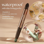 Julep Eyeshadow 101 Cream-to-Powder Waterproof Shadow Stick – Galaxy Grey Shimmer – Long-Lasting, Crease-Proof, Grey Gold Shimmer Cream Eyeshadow with Built-in Smudger
