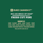 Duke Cannon Supply Co. Big Brick of Soap Bar for Men Fresh Cut Pine (Split Pine Scent) Multi-Pack - Superior Grade, Extra Large, Masculine Scents, All Skin Types, Paraben-Free, 10 oz (3 Pack)