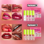 4 Colors Lip Oil Lip Glaze, Hydrating Lip