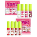 8 Colors Lip Oil Lip Glaze, Big Brush Lip