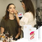 Acrylic Cosmetic Makeup Mixing Palette,2 Pcs Makeup Mixing