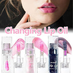 Magic Color Changing Lip Oil,Long Lasting Moisturizing Cosmetic Lip 7 ml