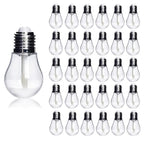 COSIDEA 30PCS Empty lamp bulb lip gloss tube 6ml lipgloss tubes container 0.2oz lip tint containers