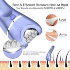 Epilator for Women, 7 in 1 Hair Removal for Women, Body Shaver, Bikini Trimmer, Face Razor, Facial Brush, Face Massage, Foot Callus Remover, IPX7 Waterproof Electric Shavers, Ideal Female Gift