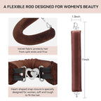 Heatless Curls, Heatless Curls Overnight Hair Care Set - Jumbo Velvet Hair Curlers to Sleep In, Soft Heatless Curling Rods for All Hair Types