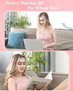 Reusable eye patches for wrinkles