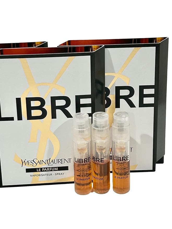 Yves Saint Laurent Sample Perfume YSL Sample Perfume LIBRE LE PARFUM Sample WOMEN Perfume 1.2 ml / 0.04 oz - set of 3