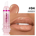 Erinde Lip Plumper Gloss, Natural Ginger Lip Plumping Booster Lip Plumping Oil, Ultra-Hydrating & Nourishing Plump Lip Plumper, Glossy Finish Fuller Lip Plumping Lip Gloss for Women Girls, G04