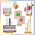 All in One Professional Makeup Kit for Women Girls Holiday Makeup Gift Sets Xmas Essential Bundle Include Eyeshadow Palette Lipstick Blush Concealer Eyeliner Mascara Brush Eyebrow Pencil