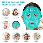 Cold face eye mask ice