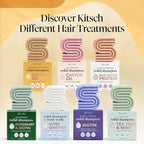 Kitsch Coconut Oil Shampoo Bar - Hydrate & Soften Dry Damaged Hair - Deep Moisturizing Curly Hair Shampoo - Safe Shampoo for Color Treated Hair - Silicone, Paraben & Sulfate Free - 3.2 oz