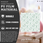 500 Pieces Makeup Hand Palette,Disposable Adhesive Makeup Mixing