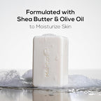 MARLOWE. No. 105 Bar Soap for Men 7 oz (12 Bars) Moisturizing Body Soap, Nourishing & Refreshing with Natural Extracts, Shea Butter, Olive Oil & Green Tea Extracts, Original Sage & Fir Scent