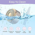 Replacement Heads for Flawless Replacement Heads,Generation 3 Replacement Heads Compatible with New Finishing Touch Flawless Facial Hair Remover,Dual Blades for Flawless Replacement Heads Gen 3,4Pcs.