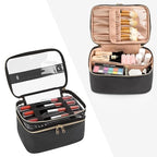 Makeup bag, double layer cosmetic