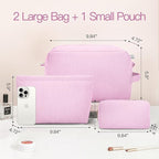 3 pieces makeup bag cosmetic