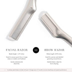 Tweezerman Stainless Steel Facial Razor