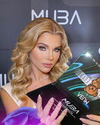 MUBA COSMETICS Andrés Felipe All in One Makeup Palette - Face Makeup Set with 12-Color Matte & Shimmer Eyeshadow Palette with Face Highlighter, Makeup Blush, Contour Powder