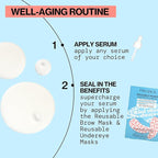 Pacifica Reusable Mask Set – Silicone Undereye & Brow Mask Set for Forehead & Under Eye, Anti-Wrinkle, Firming, Pair with Serum, Vegan & Cruelty-Free, 3 Pieces