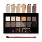 Naked Eyeshadow Palette, 12 Natural Nude Colors Longwearing