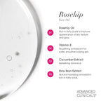 Advanced Clinicals Rosehip Oil For Face With Vitamin E + Botanicals Helps Improve Look Of Dark Spots, Wrinkles, Fine Lines, & Uneven Looking Skin Tone | Moisturizing Skin Care Face Serum, 2-Pack