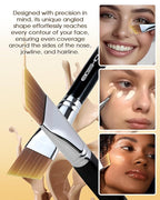 EIGSHOW Flat Foundation Brush, Vegan Synthetic Bristles, Streak Free Application, Face Makeup Brush For Blending Liquid, Cream, Face Mask (E870B)