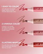 Lip Stain Marker Pen-1Pcs Rose Pink Hydrating Lip