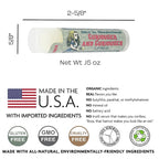 Alice in Wonderland Curioser and Curioser Lip Balm Tube, Orange Marmalade Flavored - Cruelty-Free and Made in the USA with Natural and Imported Ingredients