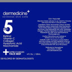 5 in 1 Super Charged Anti-Aging Face Mist w/Retinol, Vitamin C, Collagen, Hyaluronic Acid & Niacinamide | Hydrates, Refreshes & Brightens for a More Glowing Complexion | 4 fl oz, 120 ml