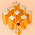 Oulac Dark Brown Lipstick for Women with Metallic 3D Shine Lightweight Hydrating Formula, High Impact Lip Color, Vegan Beauty, Full Coverage Lip Makeup, Christmas Gifts for Women, Hawaii Summer(08)