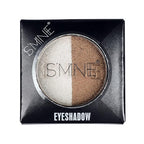 IS'MINE Single Duo Shimmer Brown Eyeshadow, Dual Color, Longwear, White Eye Makeup for Day & Night