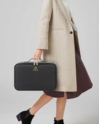 Relavel makeup train case with