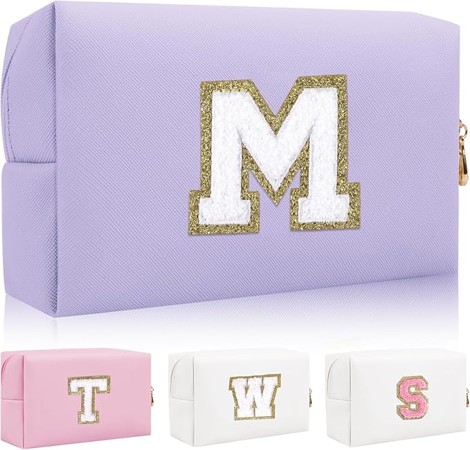 Personalized initial letter patch makeup