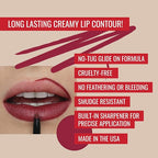 Runway Rogue Designer Liner Lip Pencil, Matte Garnet-Maroon Lip