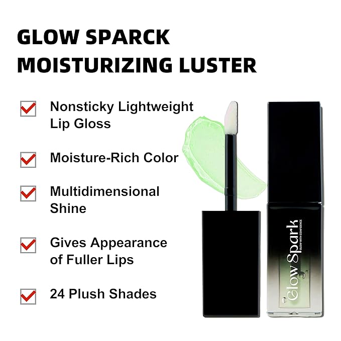 Lip Glow Oil for Radiant, Fuller Lips. Luxurious Hydration & All-Day Moisture for Lip Elegance (Vanilla)