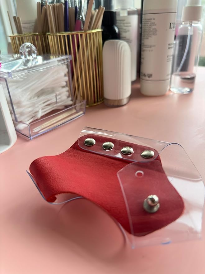 Makeup Glove Palette for Artwork|Stylish Glove for Makeup Artists|Made of Natural Leather and Certified Hypoallergenic Vinyl