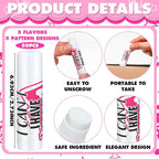 50 Sets Cheer Gifts Bulk 50 Cheer Lip Balm Bulk Moisturizing with 50 Organza Drawstring Gift Bags 50 tags Cheerleader Gifts Cheer Gifts Bulk for Team (Pink)