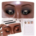 Silicone Makeup Mannequin Face, Makeup Practice Face Board