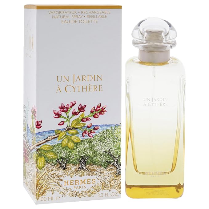 Hermes Un Jardin A Cythere for Unisex - 3.3 oz EDT Spray (Refillable)