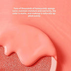 BLUE LOVE Cushion Liquid Blush - Silky Cheek Tint with Mirror, Natural Enhancer for a Radiant Finish, Contours & Highlights for Effortless Elegant (01 Pink Orange)