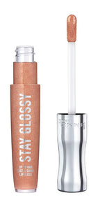 Rimmel Stay Glossy Lip Gloss Bundle - .18oz Tubes in 710 Honey, Honey and 122 All Nighter Shades