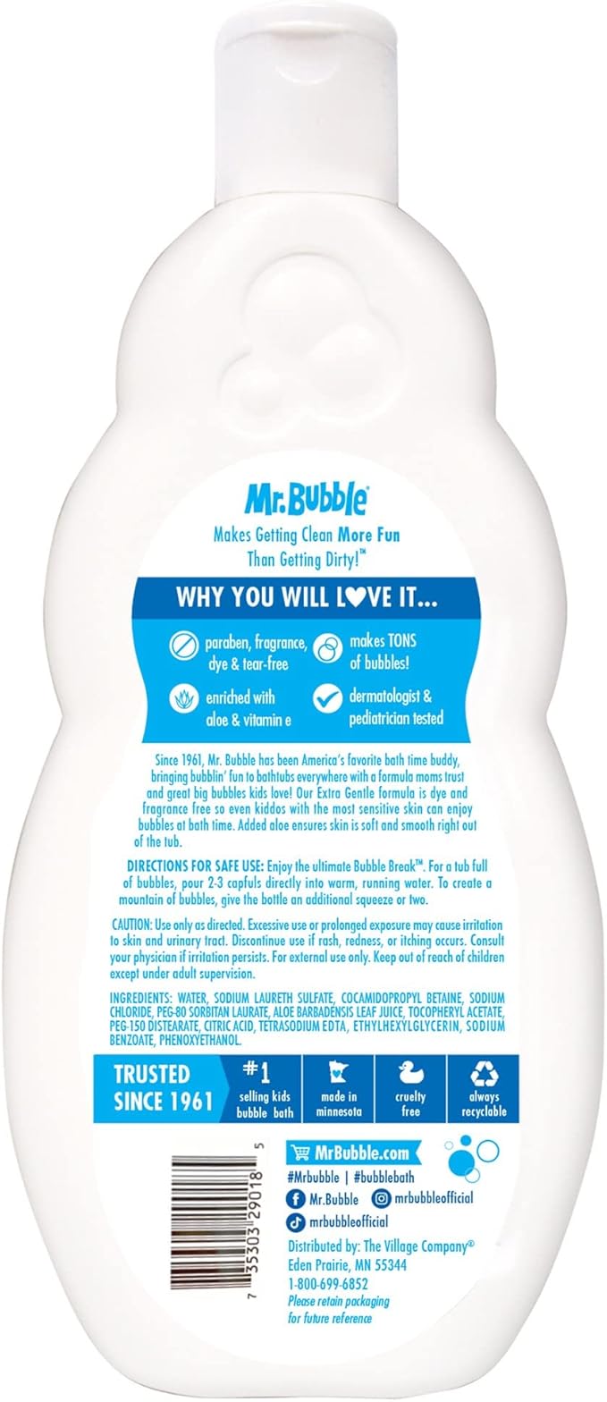 Mr. Bubble Bath Extra Gentle (Pack of 4)