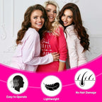 Acejoz Hair Rollers Set for Blowout Look, 38 Pcs Self Grip Hair Rollers with 4 Sizes, 12 Pcs Hair Clips, Comb, Storage Bag for Long, Medium, Short, Thick Hair Volume (Multicolor)