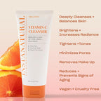 InstaNatural Vitamin C Cleanser Face Wash, Brightens and Reduces Signs of Aging, Fine Lines and Uneven Texture, with Coconut Water and Aloe Vera, 6.7 FL Oz - 3 Pack