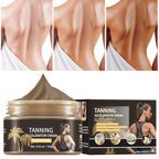 Tanning Accelerator Cream Tan Lotion, Tanning Gel Shine Brown Tanning Cream Natural Brown Tanning Lotion Effective in Sunbeds & Outdoor Sun Luxury Intensive Tanning Cream Tanning Accelerator Outdoor