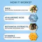 Eye Cream for Dark Circles, Anti-Aging Herbal Eye Gel with Hyaluronic Acid, Caffeine, Coffee, and Shea - Best for Puffiness, Wrinkles, and Fine Lines